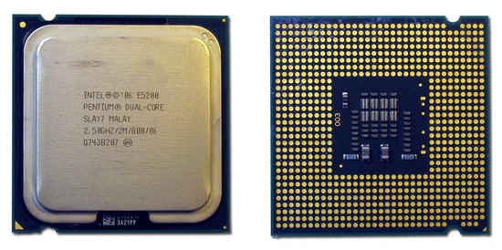 Core 2 Duo E5200 собственной персоной